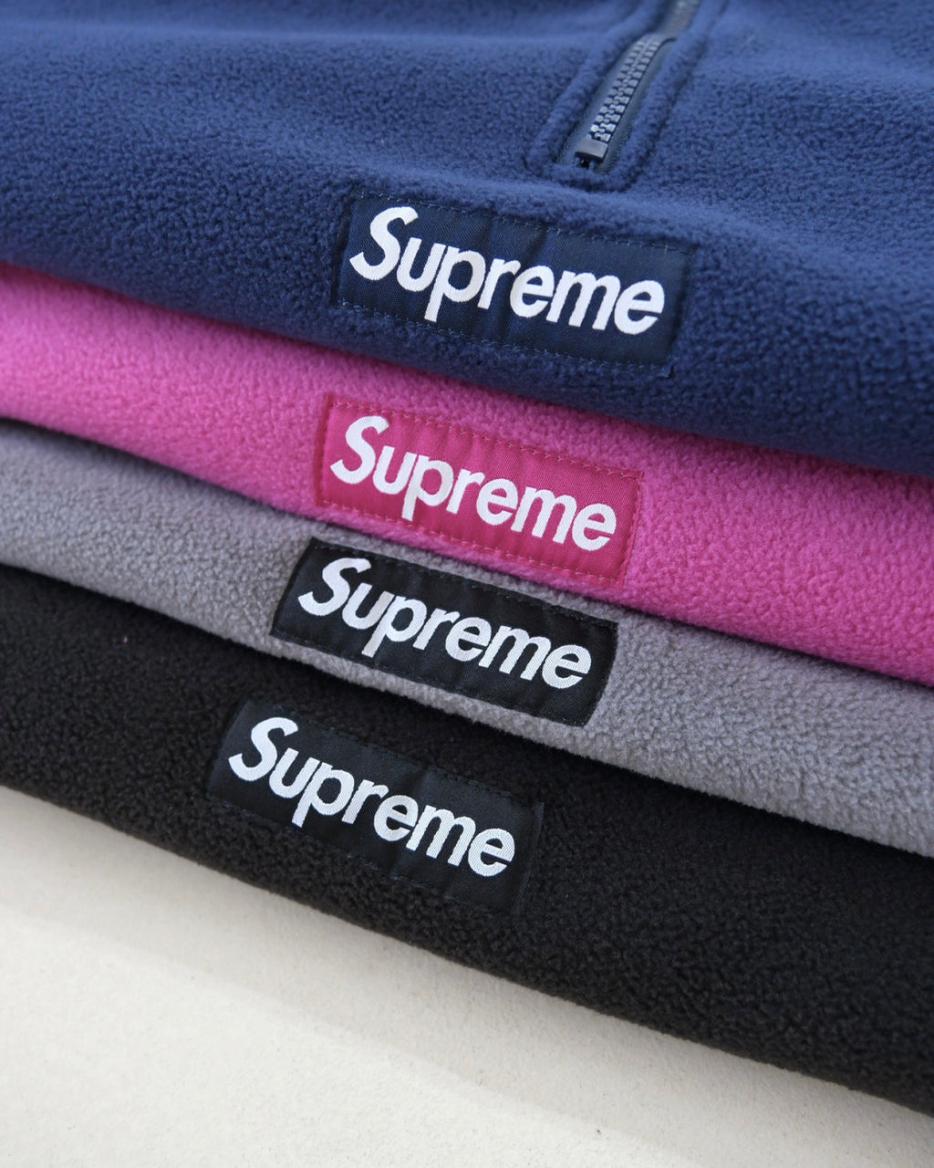 Supreme x Polartec Facemask Half Zip Pullove #336176