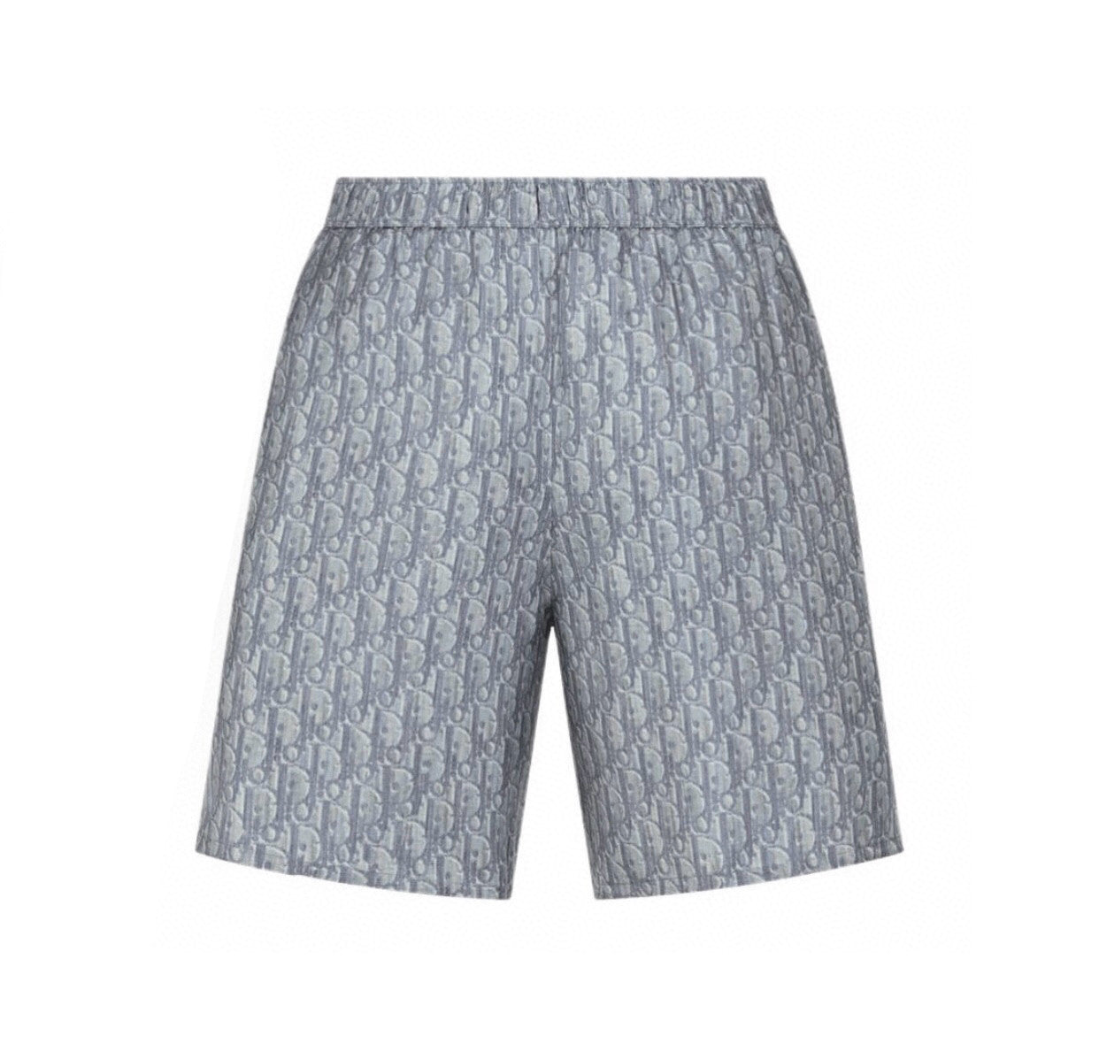 Dior Men's Spring And Summer Full Dblique Printing Logo Shirt Straight Shorts Casual Suit Set #77619