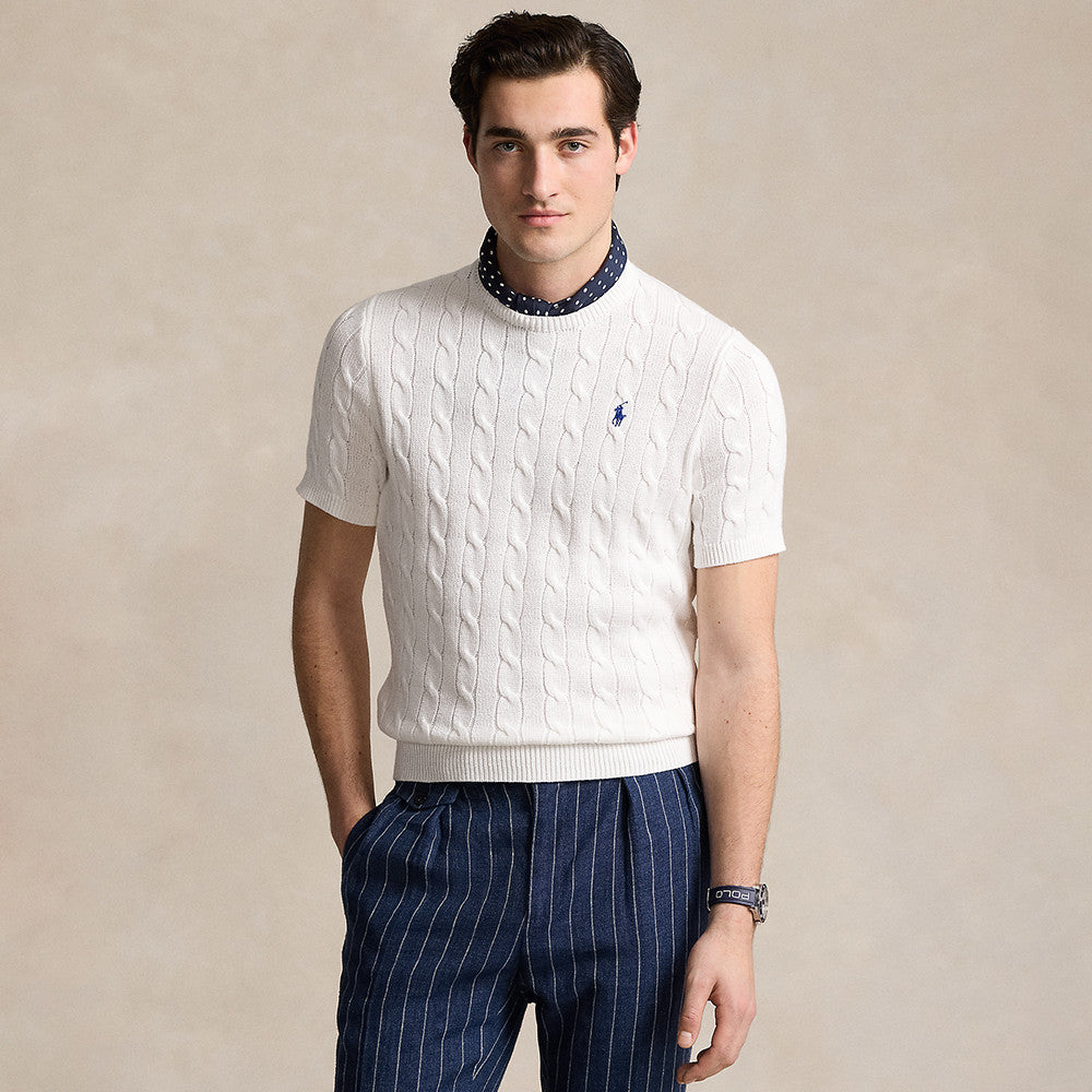 Ralph Lauren Cable Knit Cotton Sweater #376042
