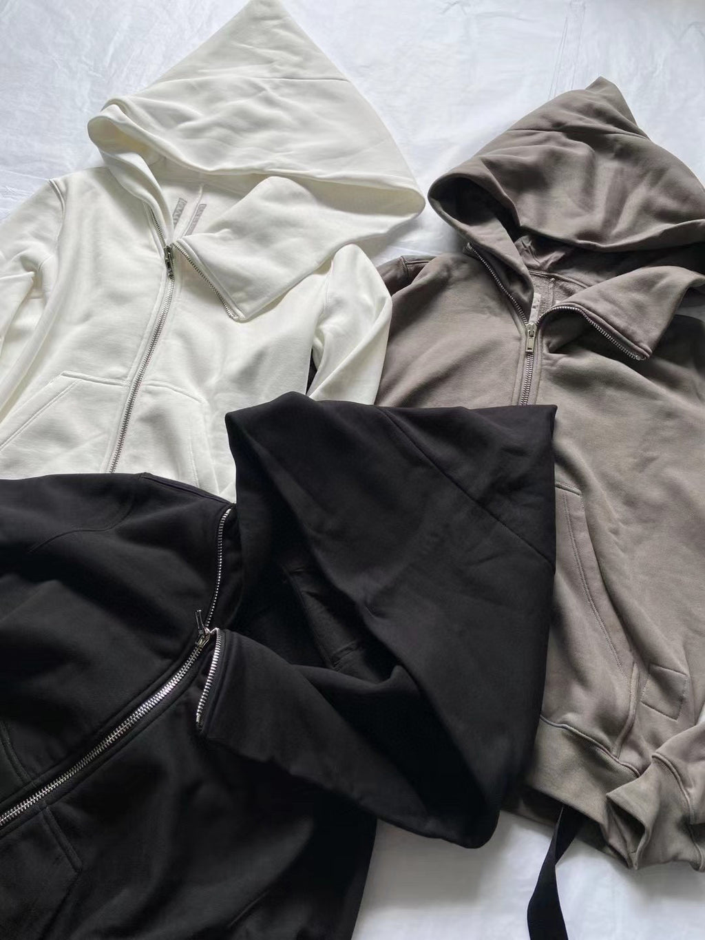 Rick Owens Irregular Zipper Jacket Coat Ngvp #6553