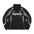 Supreme Week 11 X Umbro Men's And Women's Spring And Fall Black Collar Zipper Long Sleeve Jacket #73162