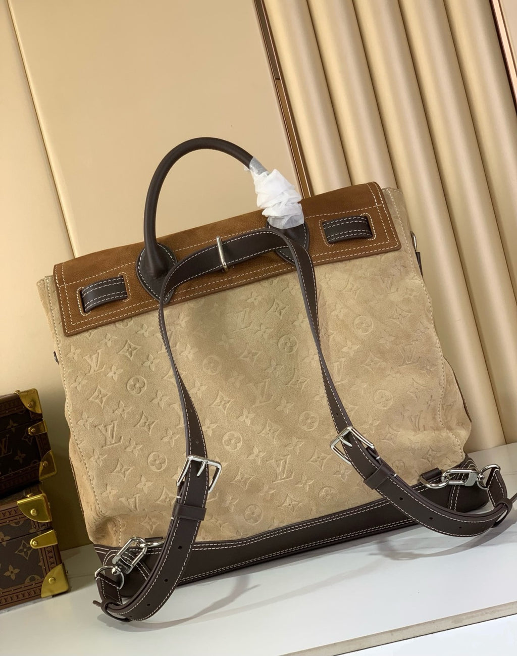Louis Vuitton Men's FTop-quality workwear series STEAMER 40 handbag/shoulder bag M26019 Bags #193734