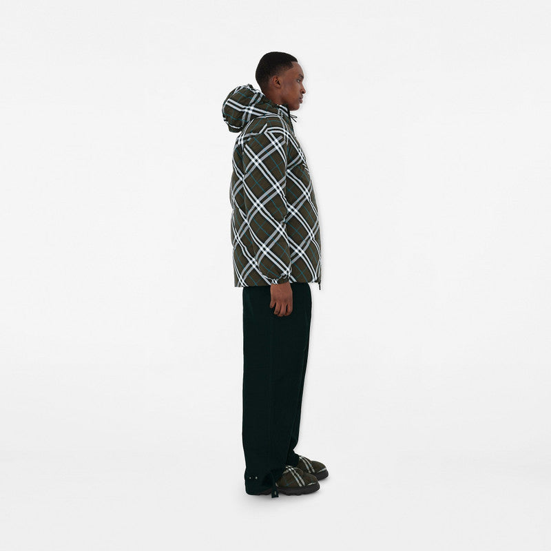Burberry Reversible Check Nylon Puffer Jacket  #334021