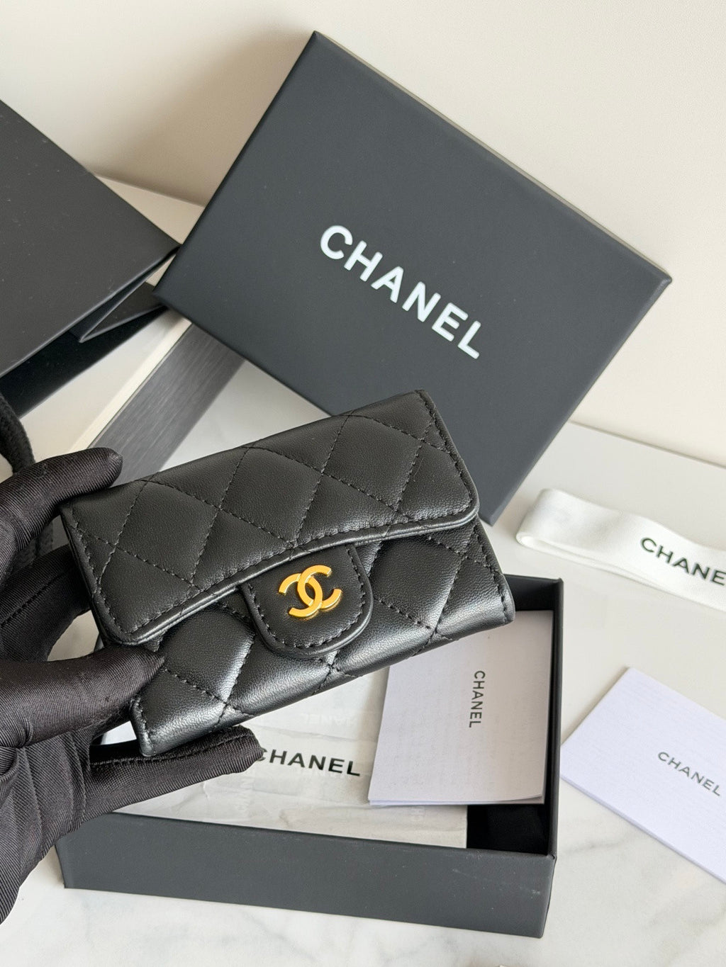 Chanel Classic card holder Lambskin #381727