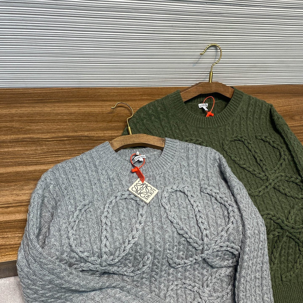 Loewe Knitted Wool Sweater #333908