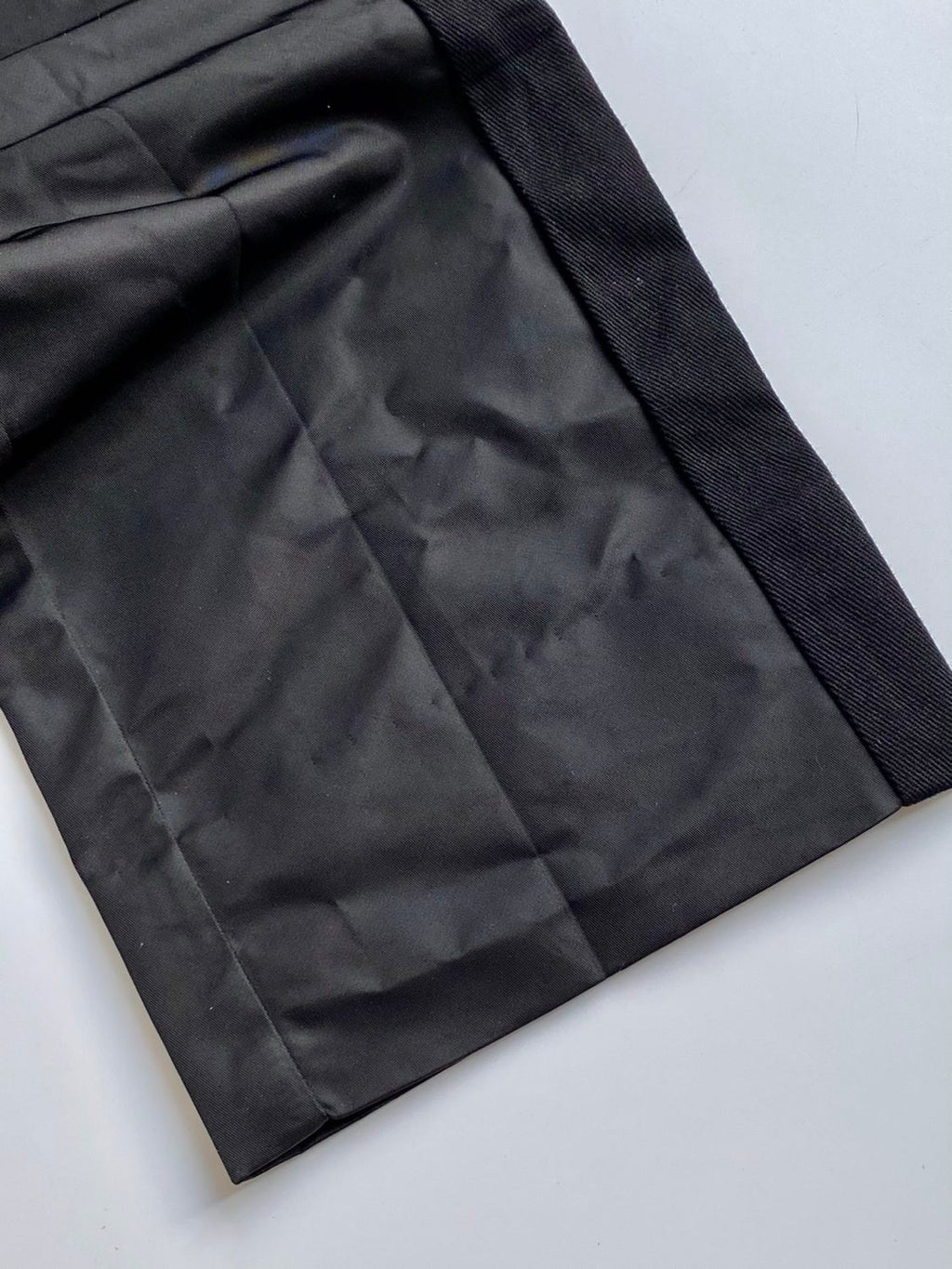 Prada Men's Spring and Autumn Black Triangle Label Multi-Pocket Zipper Nylon Workwear Long Pants #72861