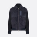 Dior Men's Suede Zip Lapel Jacket #96656