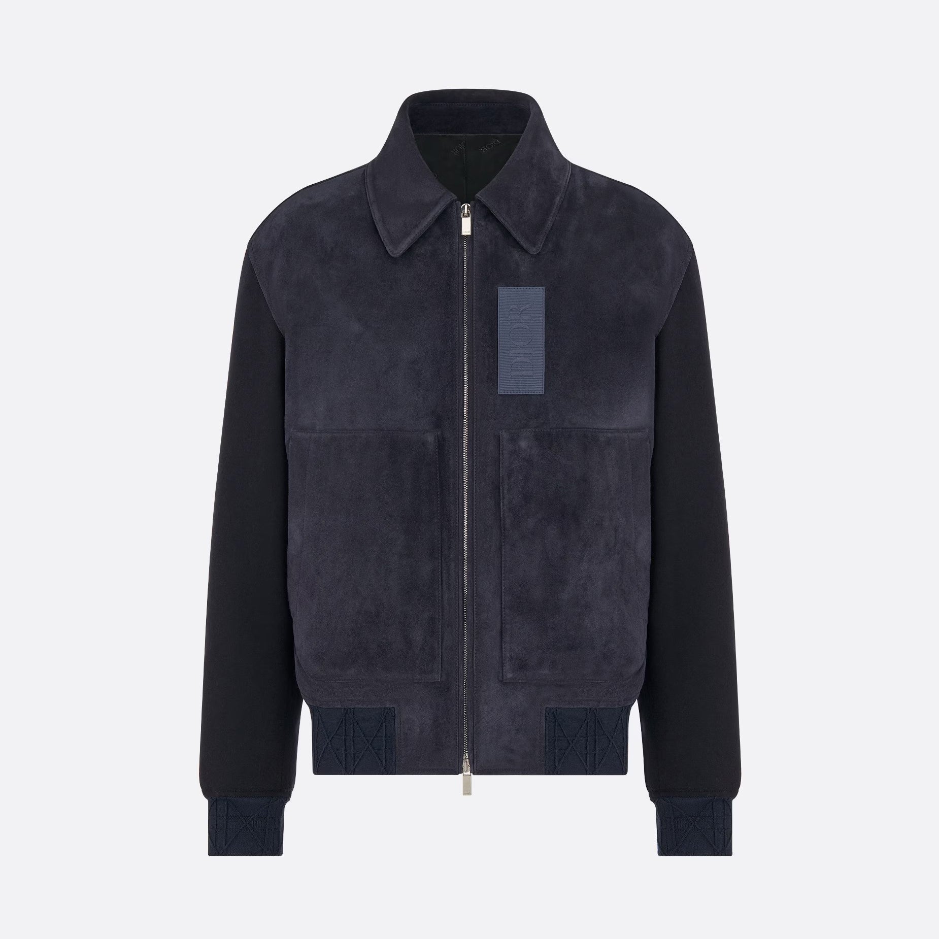 Dior Men's Suede Zip Lapel Jacket #96656