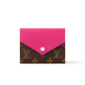Louis Vuitton Women's Retro Fashion Logo Printing Folding Short Cowhide VICTORINE Wallet Bag Bags #77749