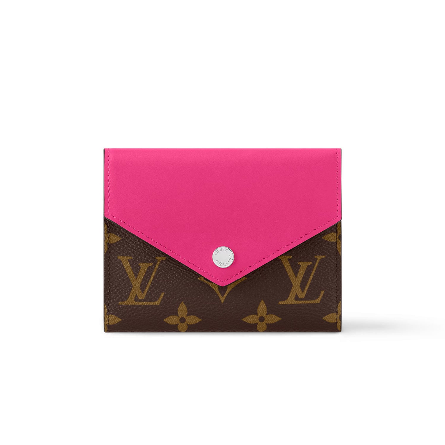Louis Vuitton Women's Retro Fashion Logo Printing Folding Short Cowhide VICTORINE Wallet Bag Bags #77749