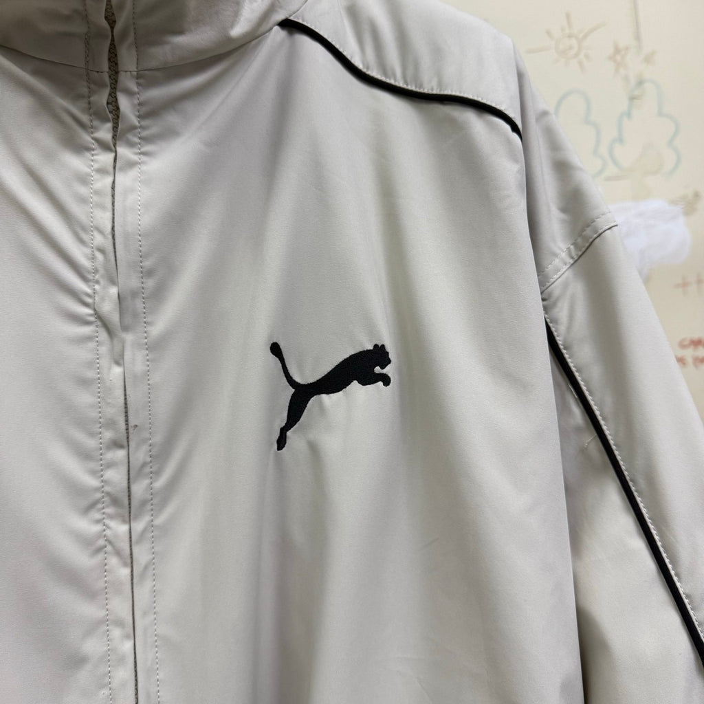 Balenciaga PUMA TRACKSUIT Men's And Women's Spring/Fall Fashion Casual High Neck Zipper Vintage Long Sleeve Sports Jacket #79475