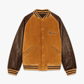 Berluti Suede Leather Patchwork Varsity Jacket #96481