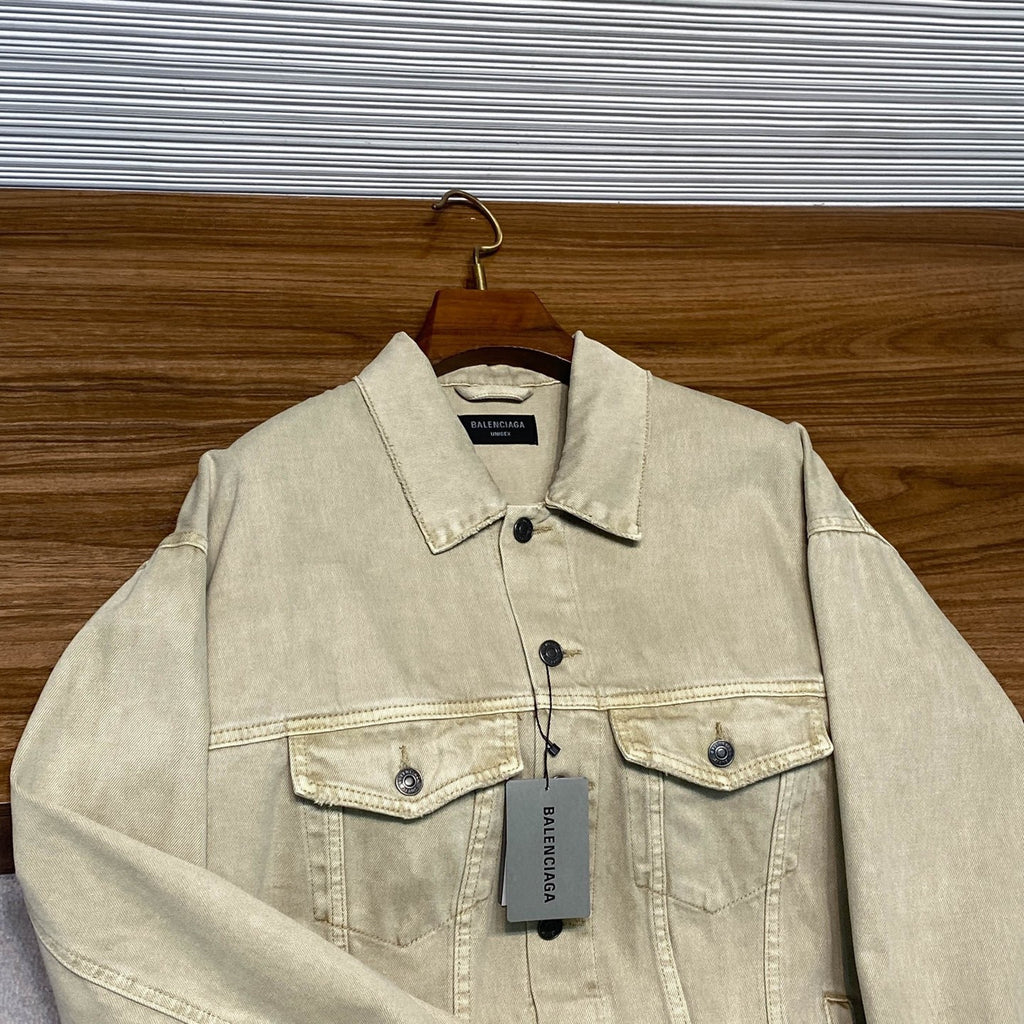 Balenciaga Embroidered Denim Jacket #333927