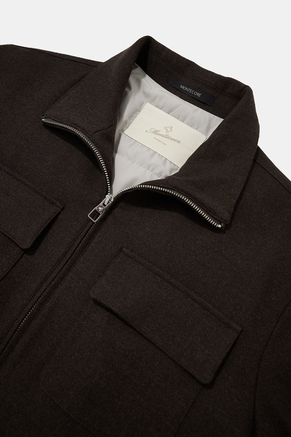 Montre Men's Waterproof Wool And Goose Down Hunting Jacket With Stand Collar #333011