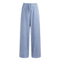 Balenciaga Men's Women's Striped Solid Color Elastic Waist Drawstring Loose Straight Spring & Autumn Casual Pants Ngvp #1167