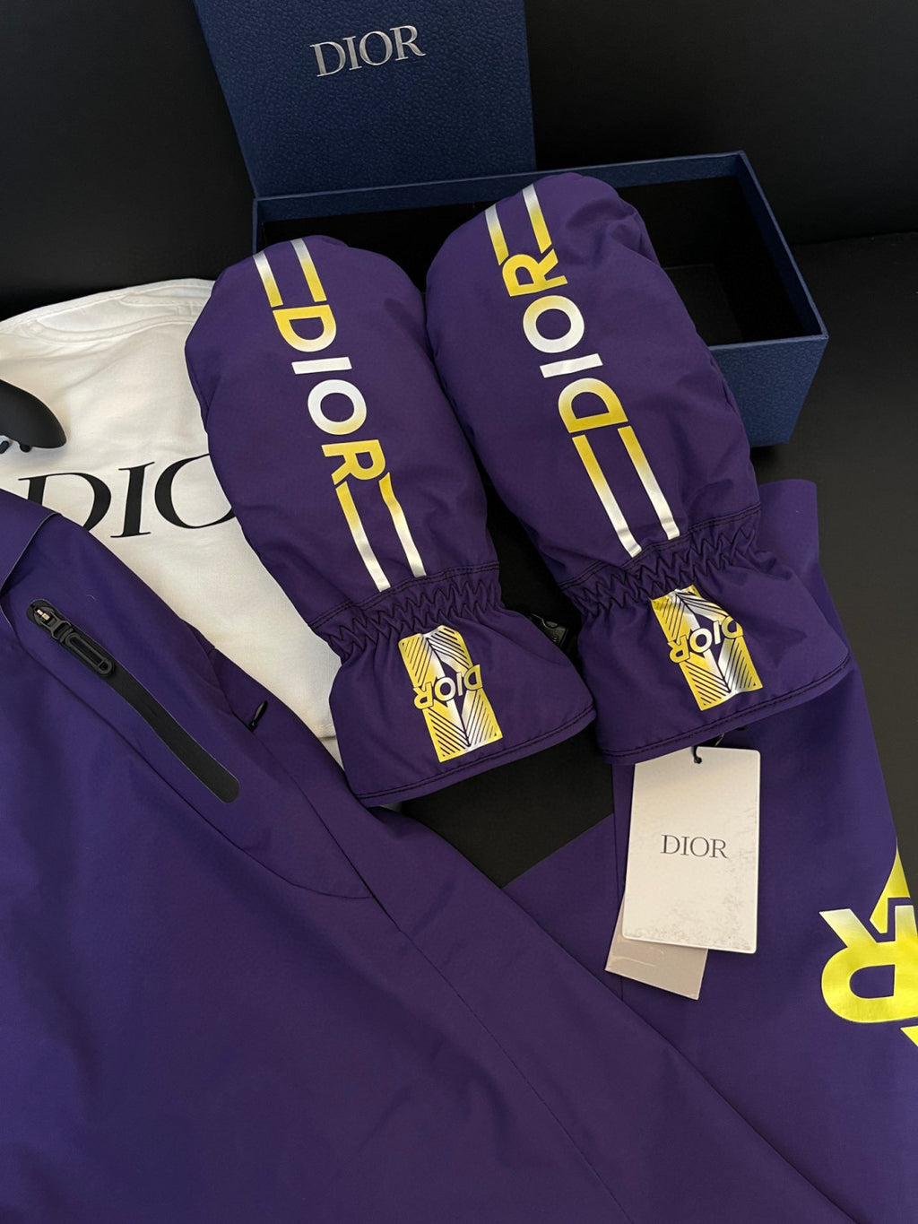 Dior Ski Jacket Pants Gloves 3 Piece Set Suit #96688