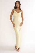 Limelight Luxe Triple Strap Back Maxi Dress Butter