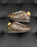 Louis Vuitton LV BUTTERSOFT Men's and Women's Spring/Summer Fashion Casual Round Toe Lace Up Logo Letter Decorated Leather Low Top Printed Sneakers Casual Shoes #78846  #335472