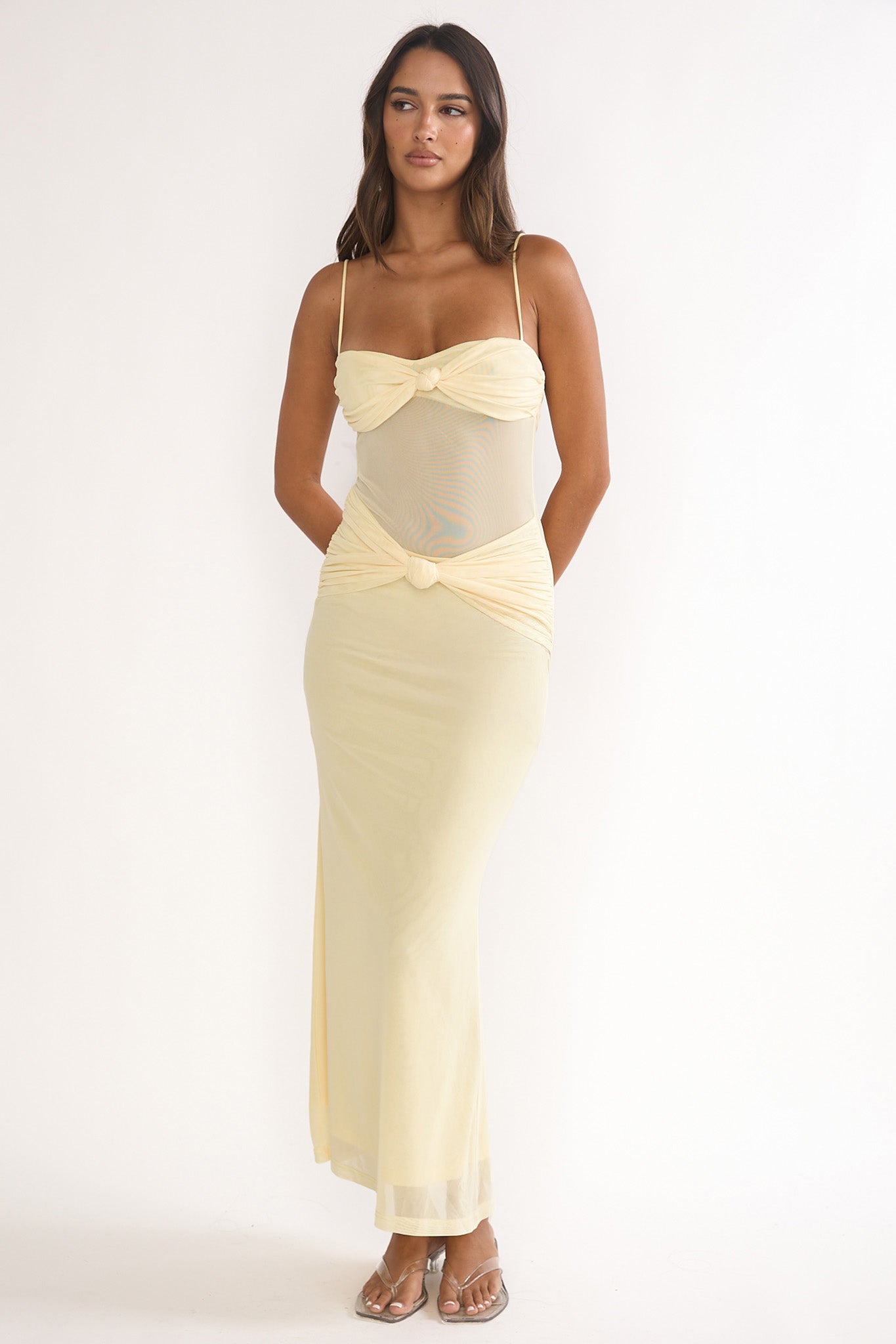 Stara Knot Accent Maxi Dress Butter