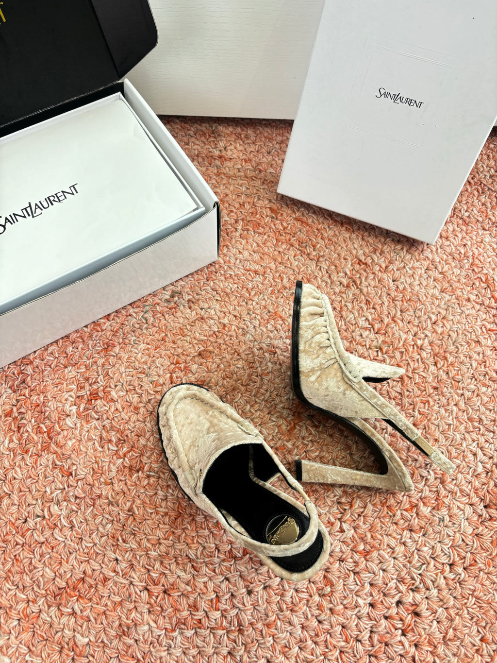 Saint Lauren High Heel Loafers #377321