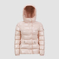 Moncler Women's Winter Solid Color Hooded Zipper Long Sleeve Puffer Down Jacket #74238