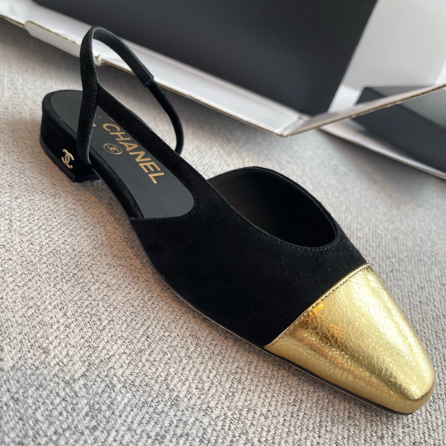 Chanel Bow Ballet Shoes #381461