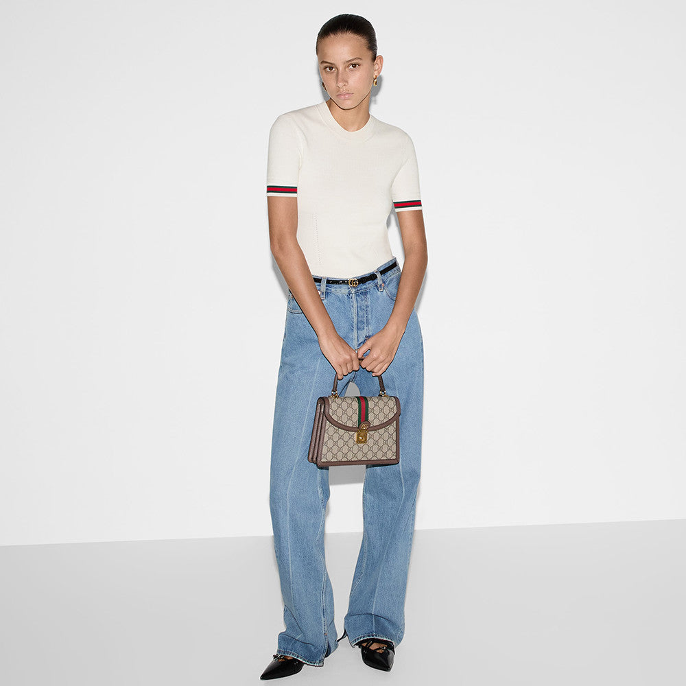 Gucci Ophidia Gg Small Top Handle Bag #335873