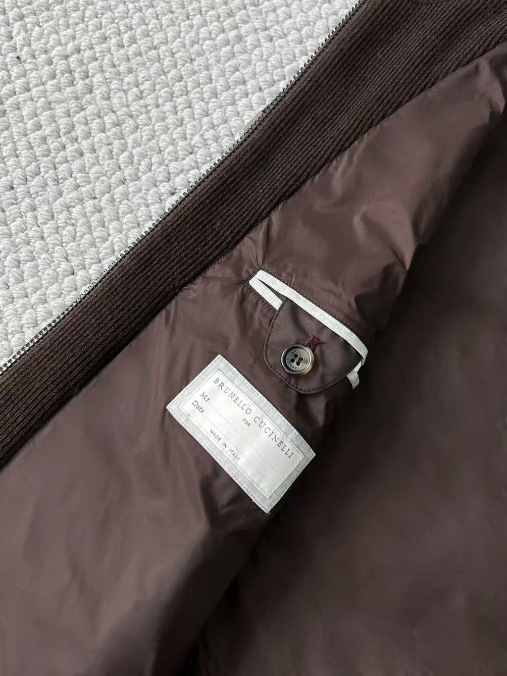 Brunello Cucinelli Men's Fall/Winter High-Street Color-Blocked Single-Breasted Solid Sleeveless Hooded Down Vest Ngvp #2321