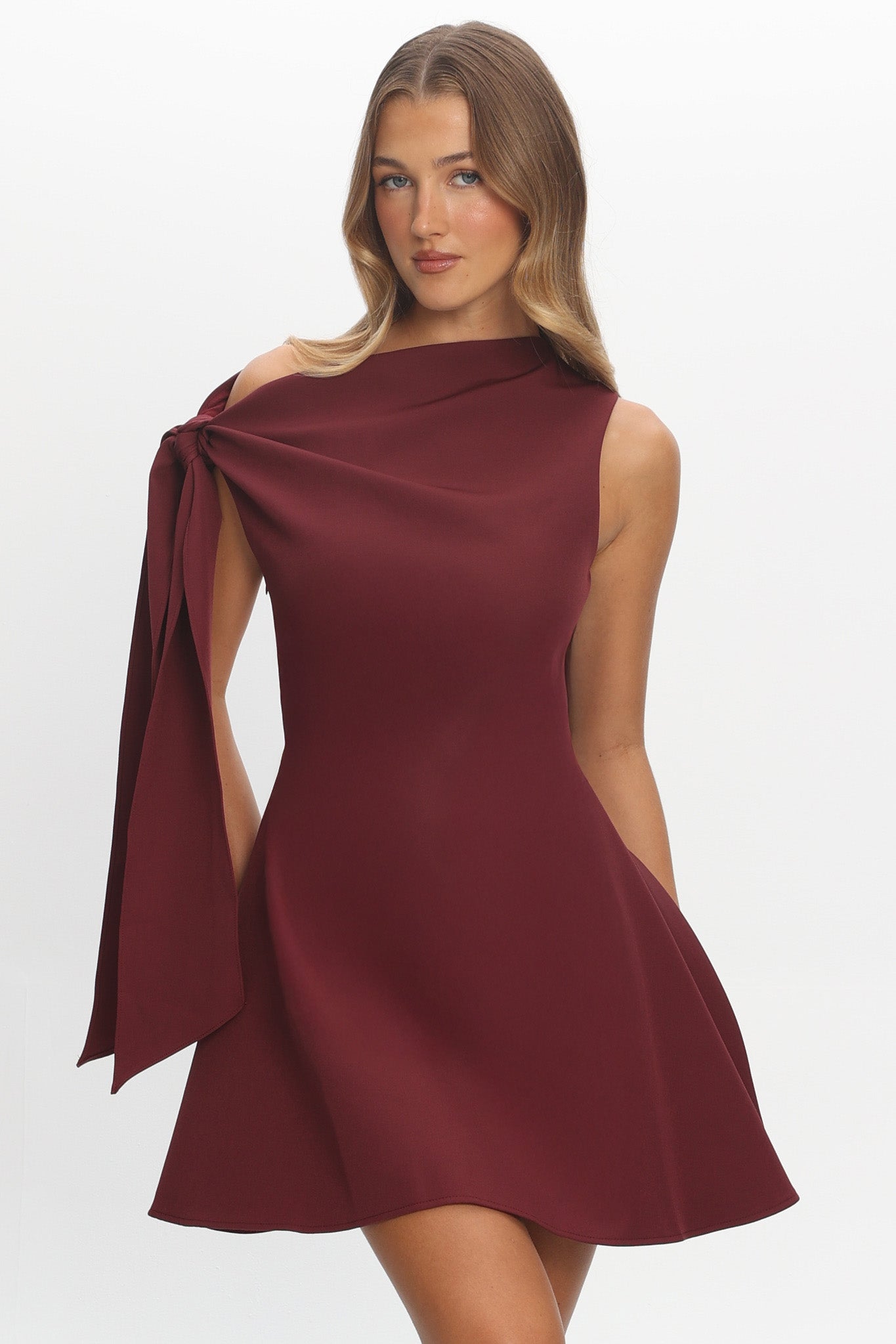 It���s A Match Mini Dress Burgundy