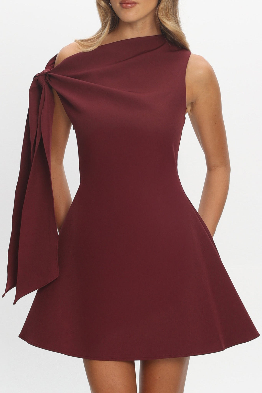 It���s A Match Mini Dress Burgundy