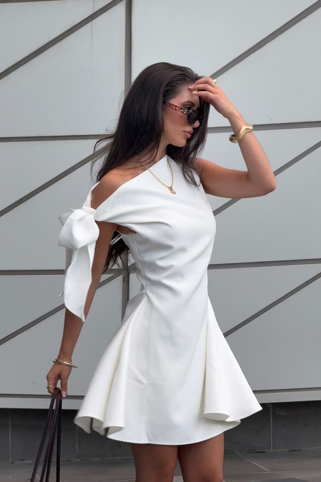 It���s A Match Mini Dress White