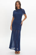 Saoirse Draped Maxi Dress Navy