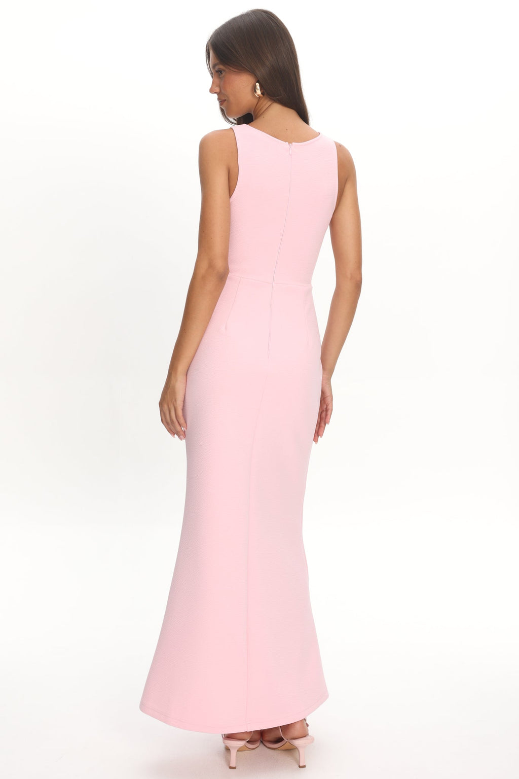 Antwerp Cut-Out Bust Maxi Dress Pink