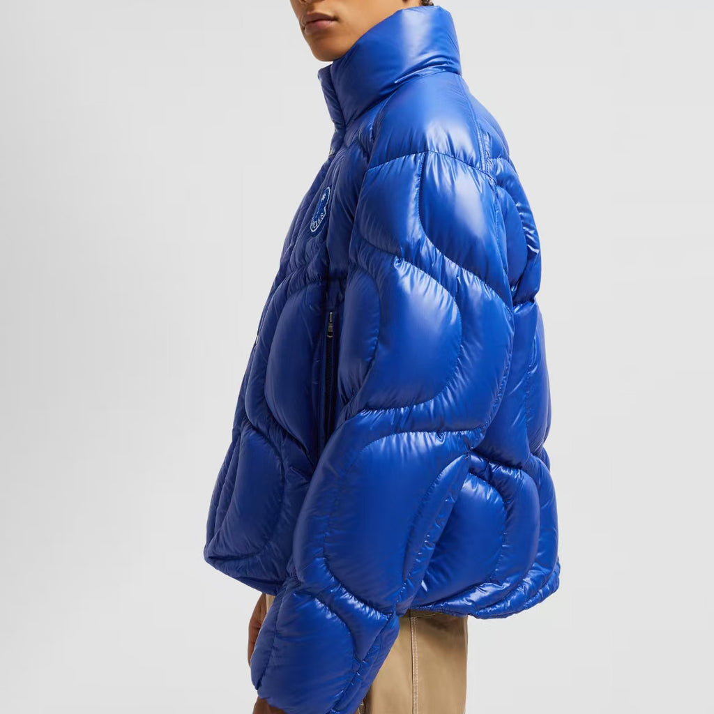 Moncler x Palm Angel  Men's And Women's Winter Fashion Casual Solid Color Zipper Single Button Windproof White Goose Down Jacket Cotton Coat Jacket #79142