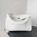 Balenciaga Rodeo Large Handbag Women's Men's Solid Fashion Leather Contour Gold Silver Metal Accessories Bags 7897442AA4V2621 Ngvp #1584