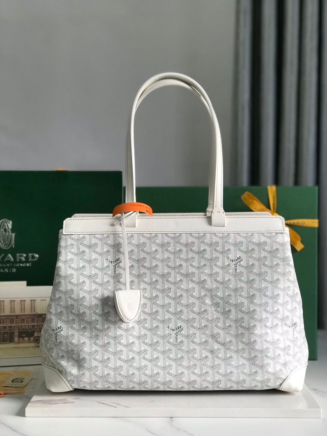 Goyard Bellechasse Biaude Small Tote Bag Commuter Series Everyday And Business Commuting Handbag/shoulder Bag Sandstone Y-shaped Graffiti Bag Bags #196803