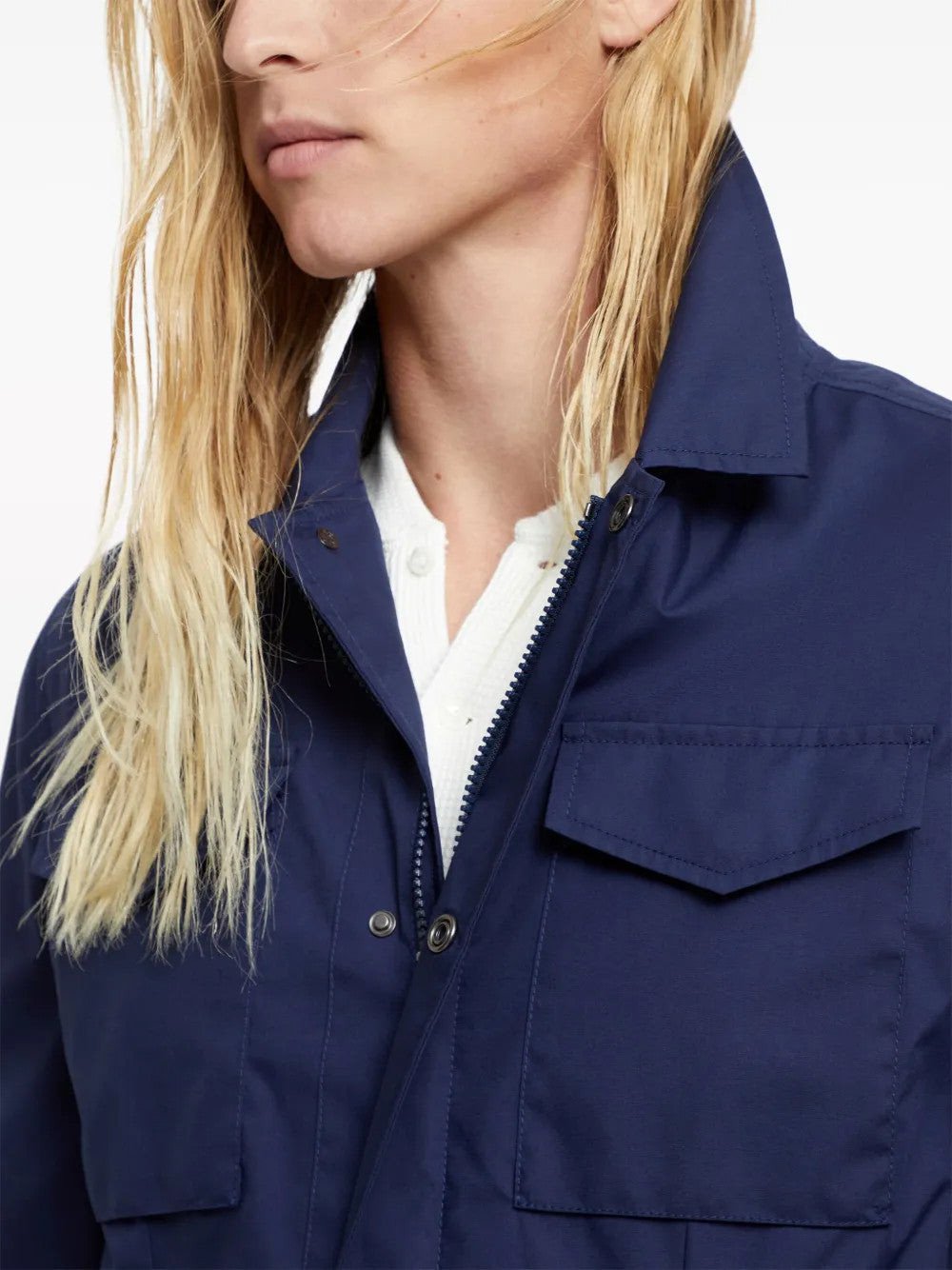 Brunello Cucinelli Men's Solid Color Lapel Spring & Autumn Long Sleeve Lightweight Shirt Style Jacket Ngvp #1375