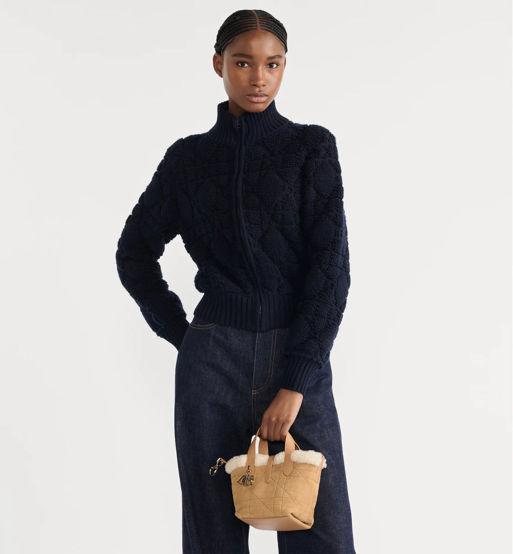 Dior Toujours Vertical Series Mini and Small Wool Model #333368