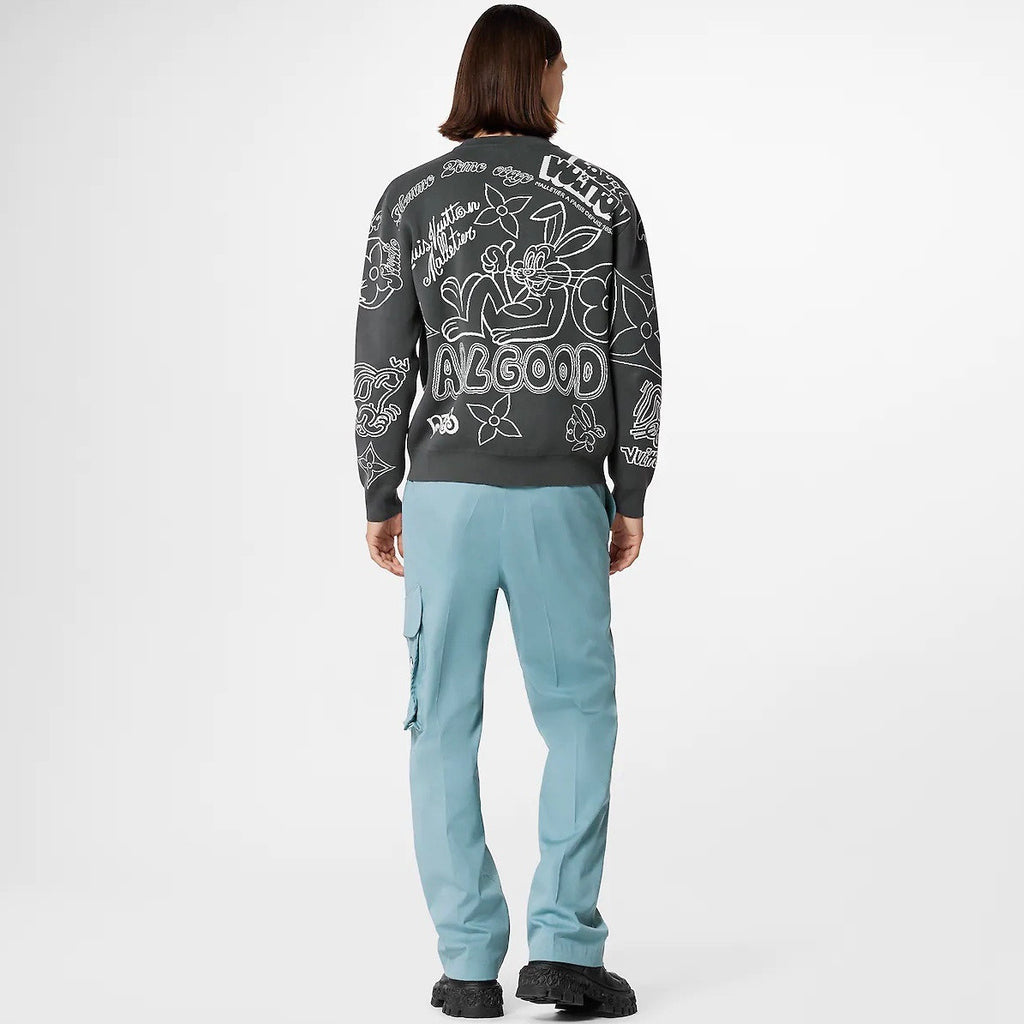 Louis Vuitton LV Rabbit Cartoon Knitted Sweater #334961