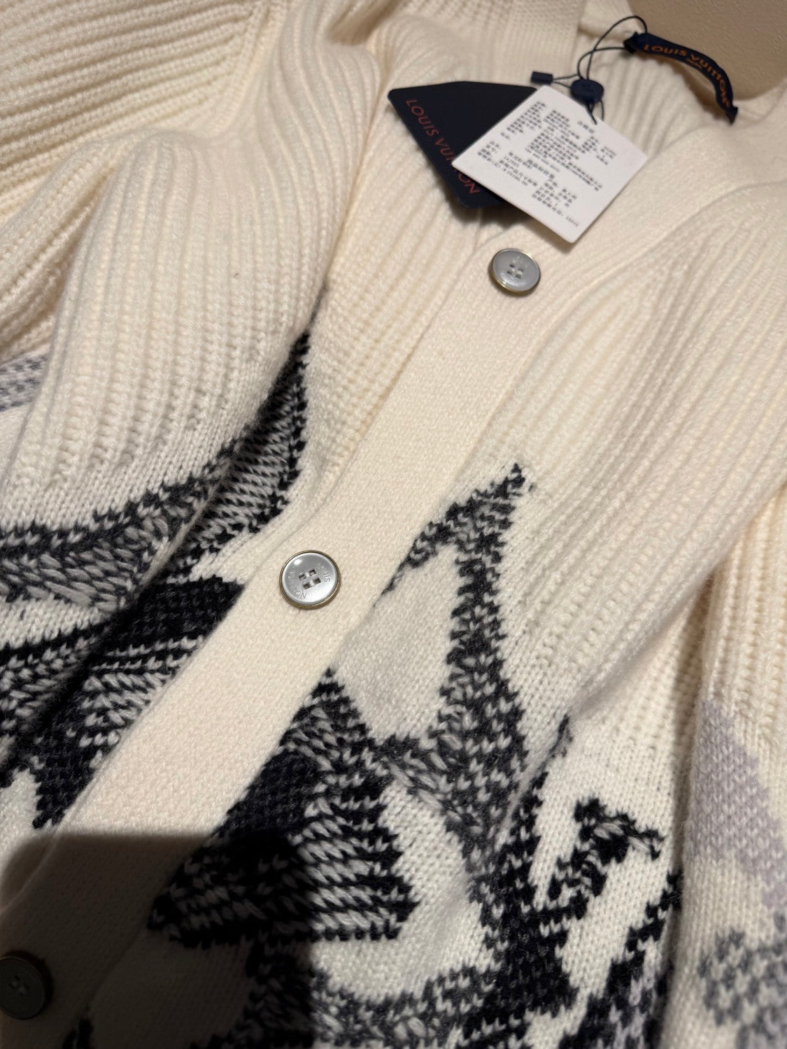 Louis Vuitton Graphic Knitted Cardigan #335688