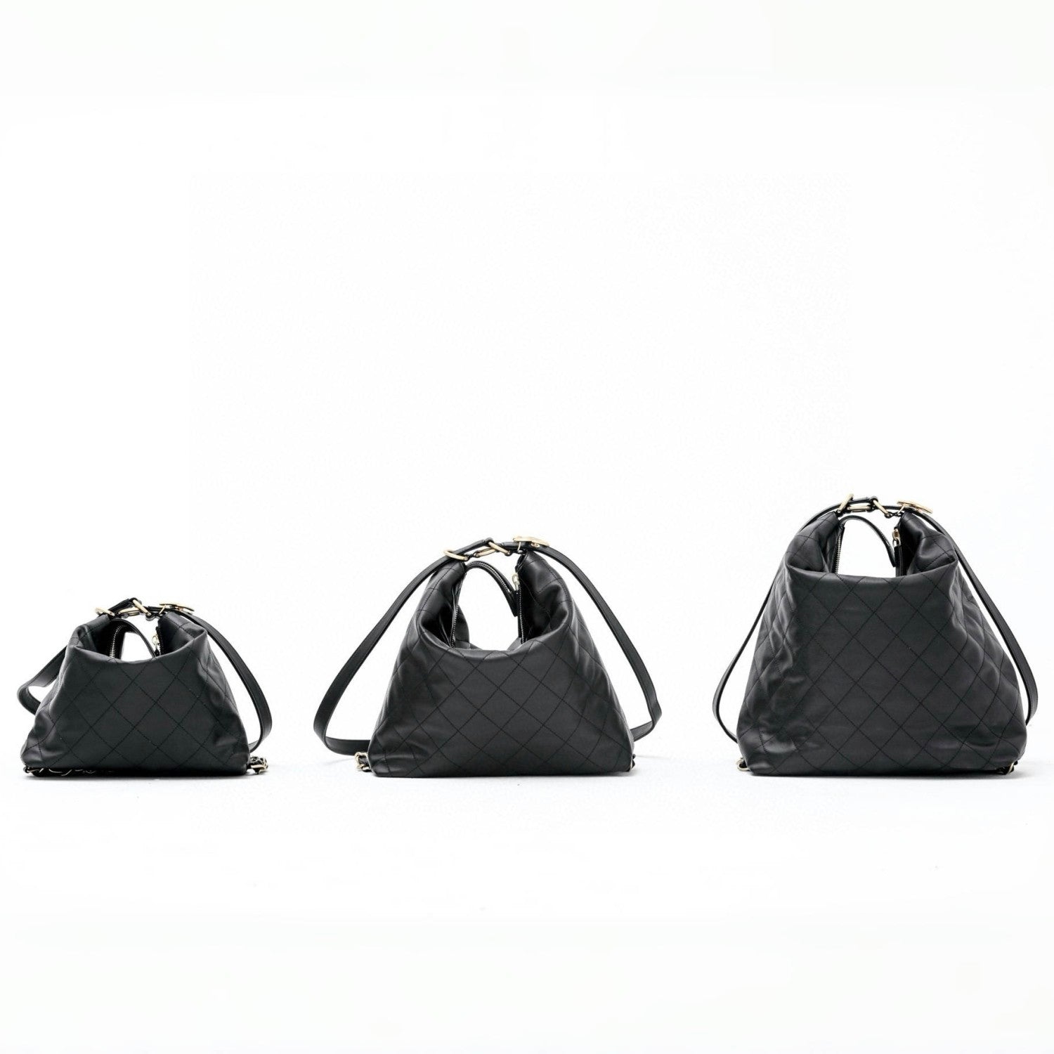 Chanel 25S Women's Chain Shoulder Strap Solid Color Cowhide Handbag Single Shoulder Bag Double Shoulder Backpack Bags #77652