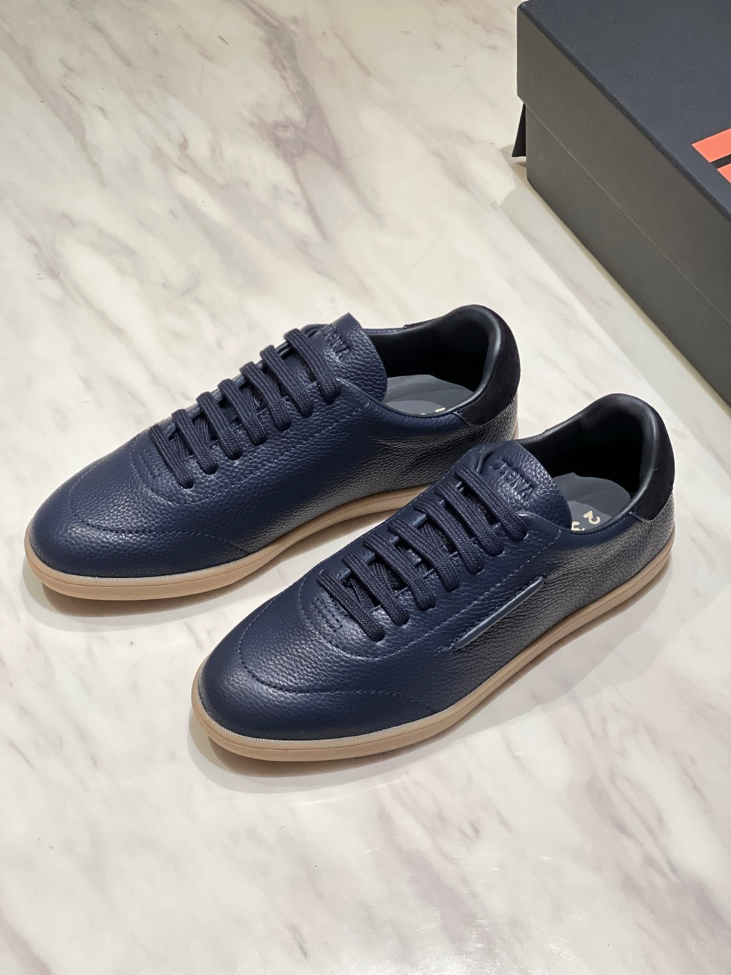 Zegna 232 Men's Moral Training Shoes #384735