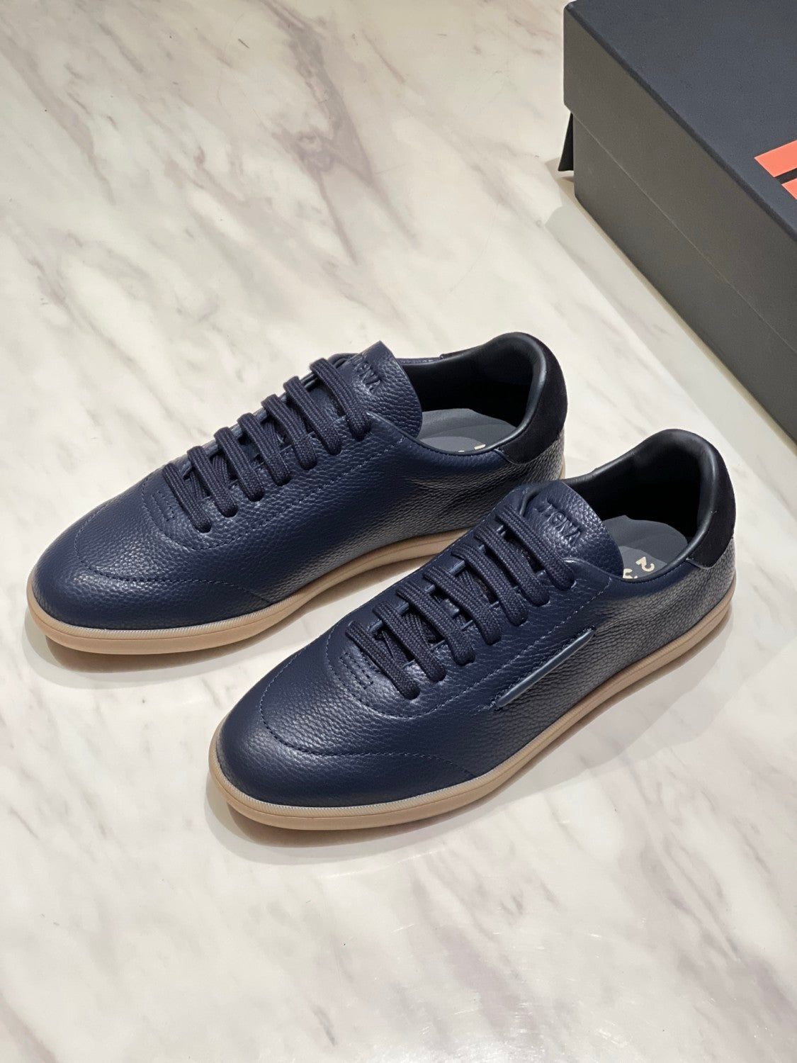 Zegna 232 Men's Moral Training Shoes #384735