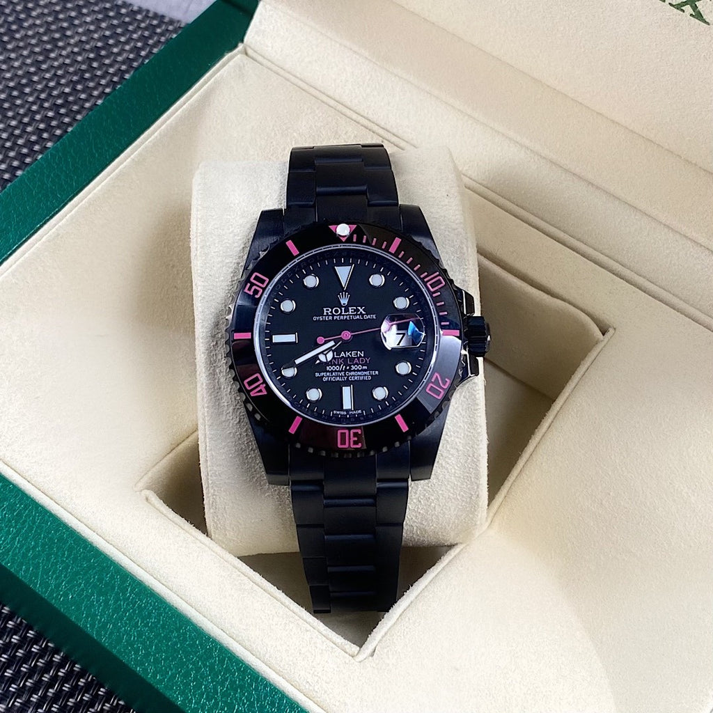 Rolex Submariner Series Men's and Women's Black Knight Automatic Movement 40mm Dial Mechanical Watch #72221