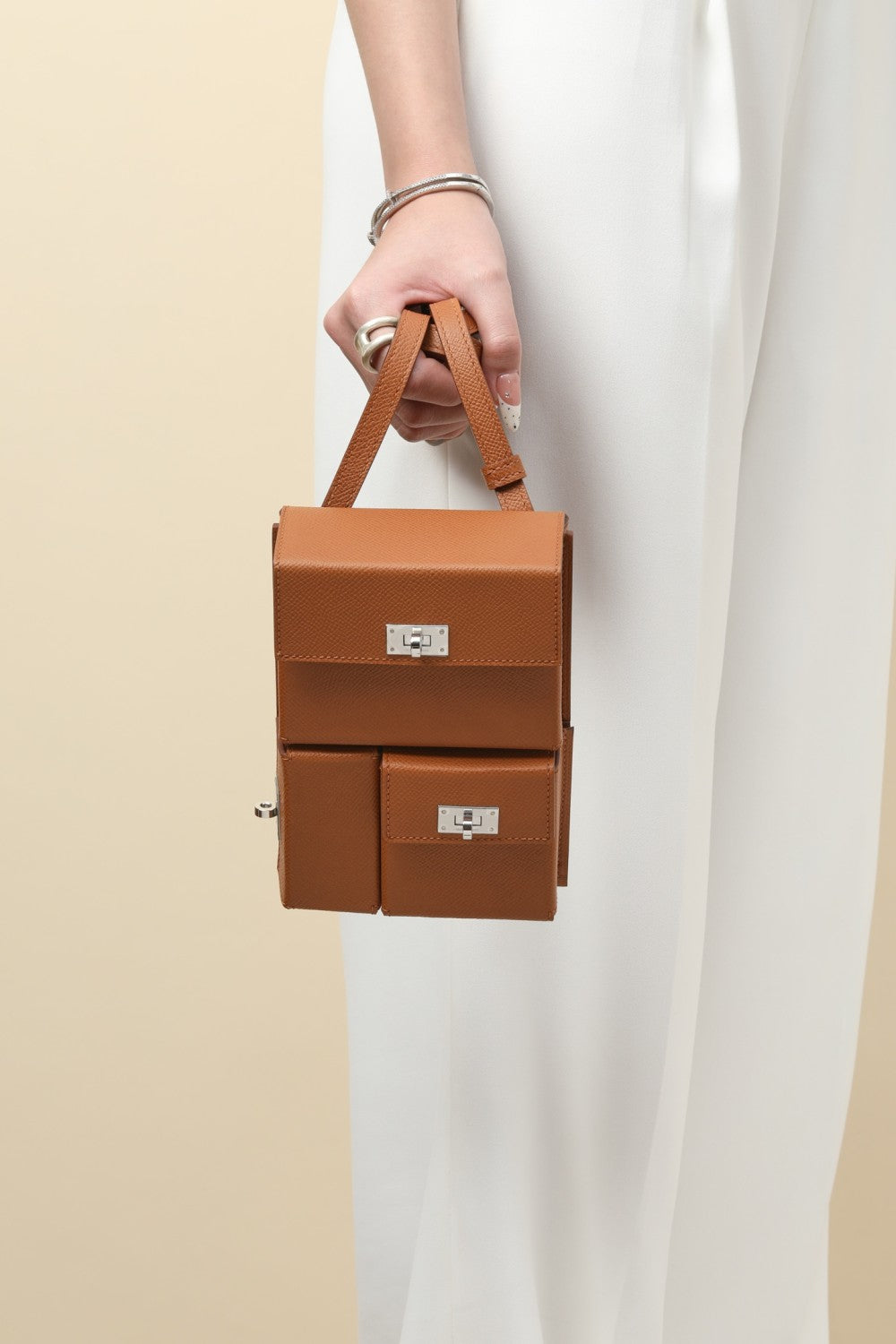 Hermès Kelly Multipocket To Go pouch Beige #319189