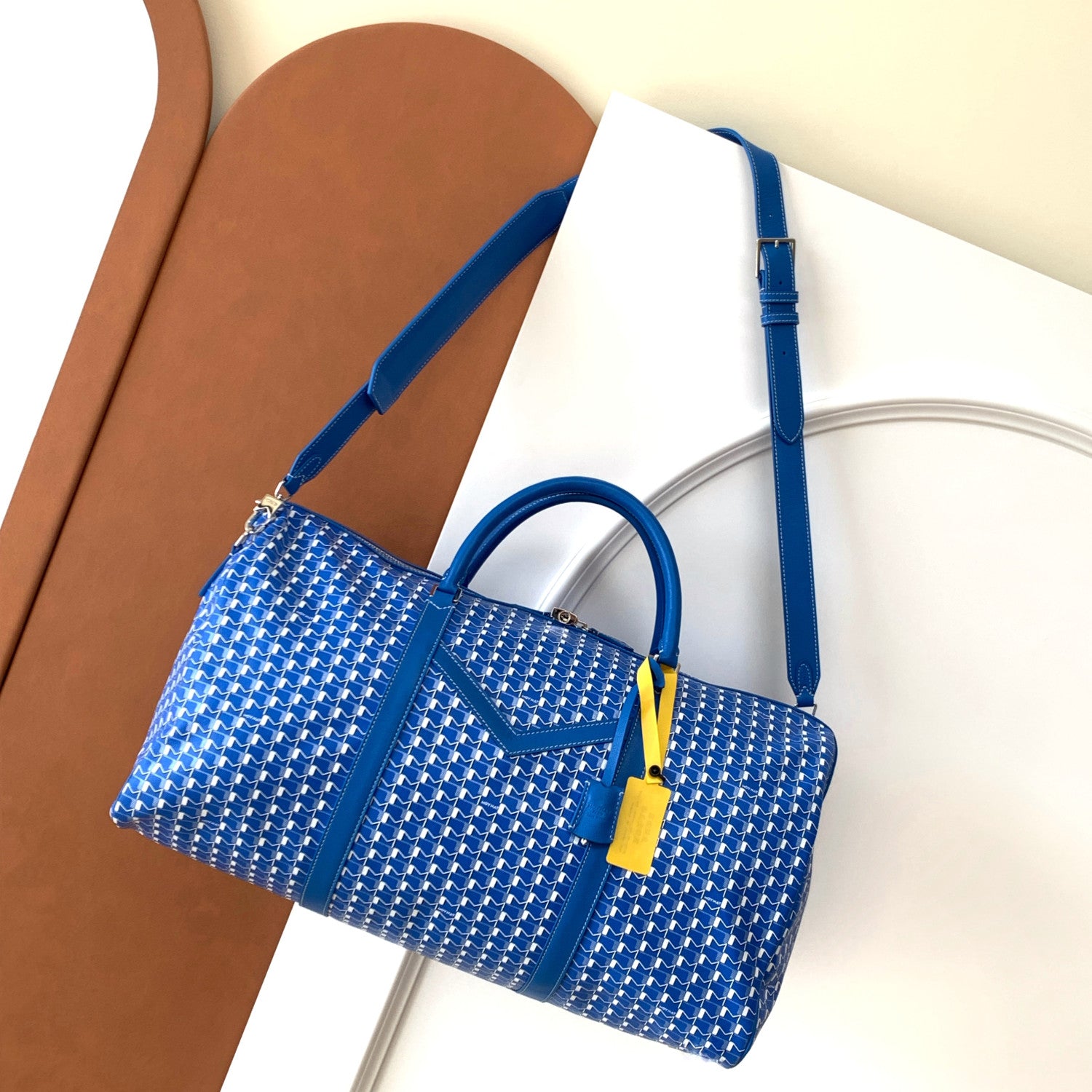 GOYARD Men's And Women's Fashion Classic Color Block Zipper Closure Adjustable Straps Travel Backpack Crossbody Bag Tote Shoulder Bag Bags CI3002-0220 #79552