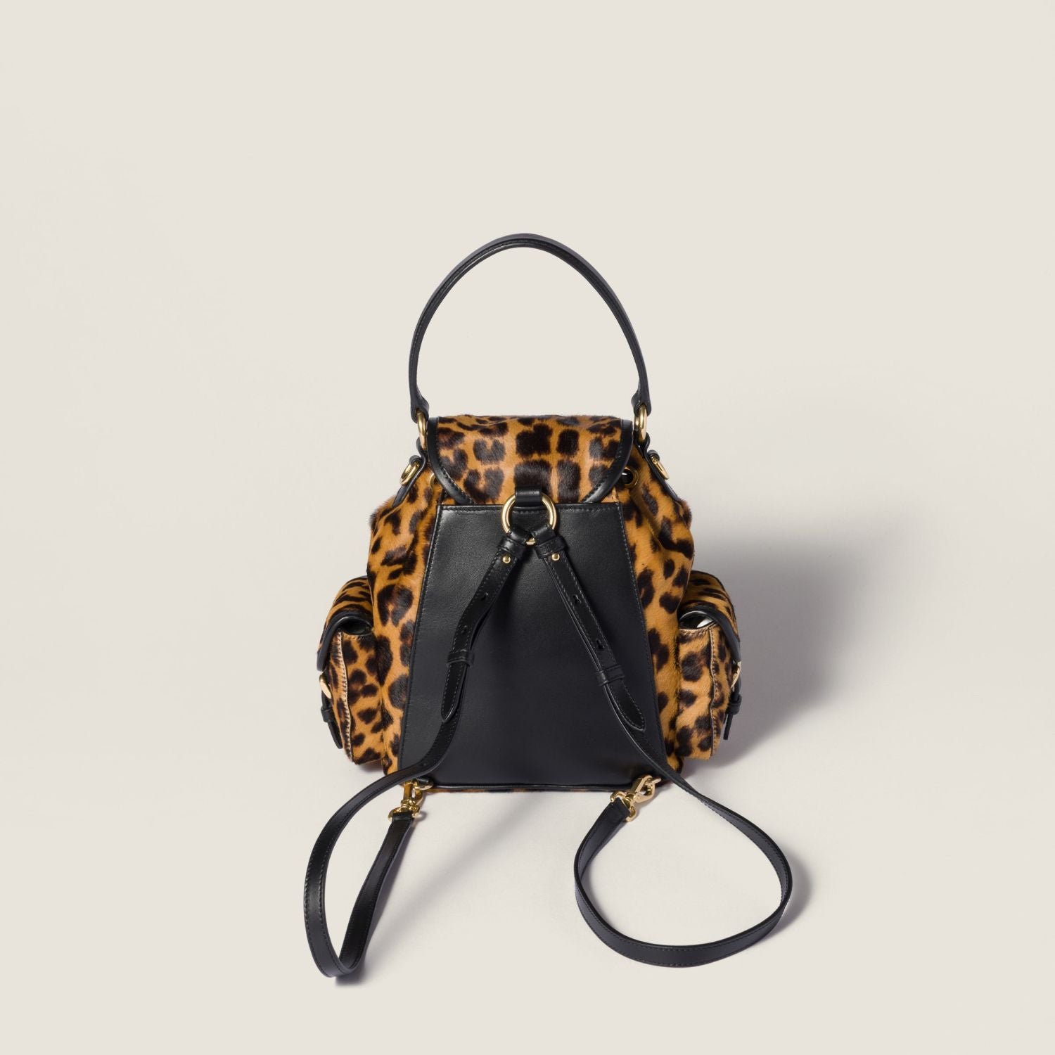 MiuMiu Honey Printed Leather Backpack #334714