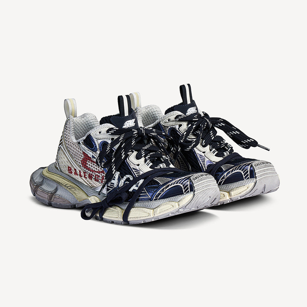 Balenciaga Men's 3xl Split Logo Sneaker #376545
