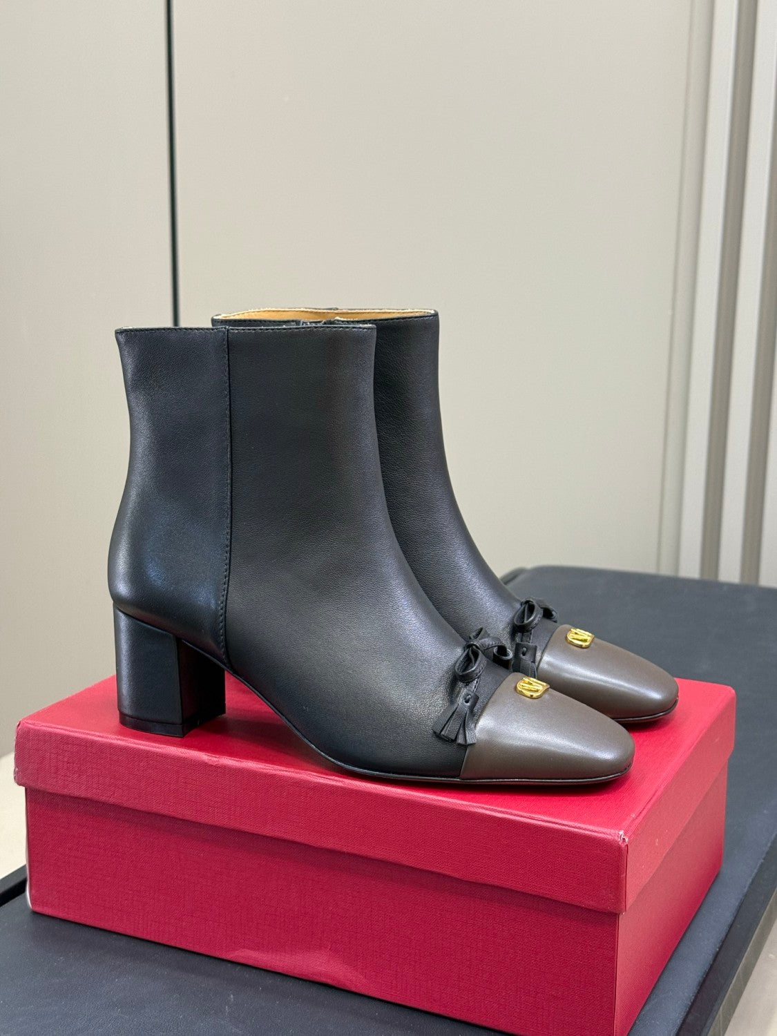 Valentino Valet Du Roi Kidskin Leather Ankle Boot 60mm for Woman #336901