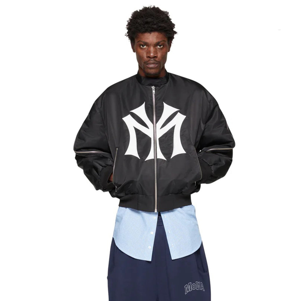 Mowalola My City Zip Jacket Ma-1 Bomber Yvl Playboicarti Autumn Winter High Street Dark Hip Hop Round Neck Long Sleeve Jacket Ngvp #1349